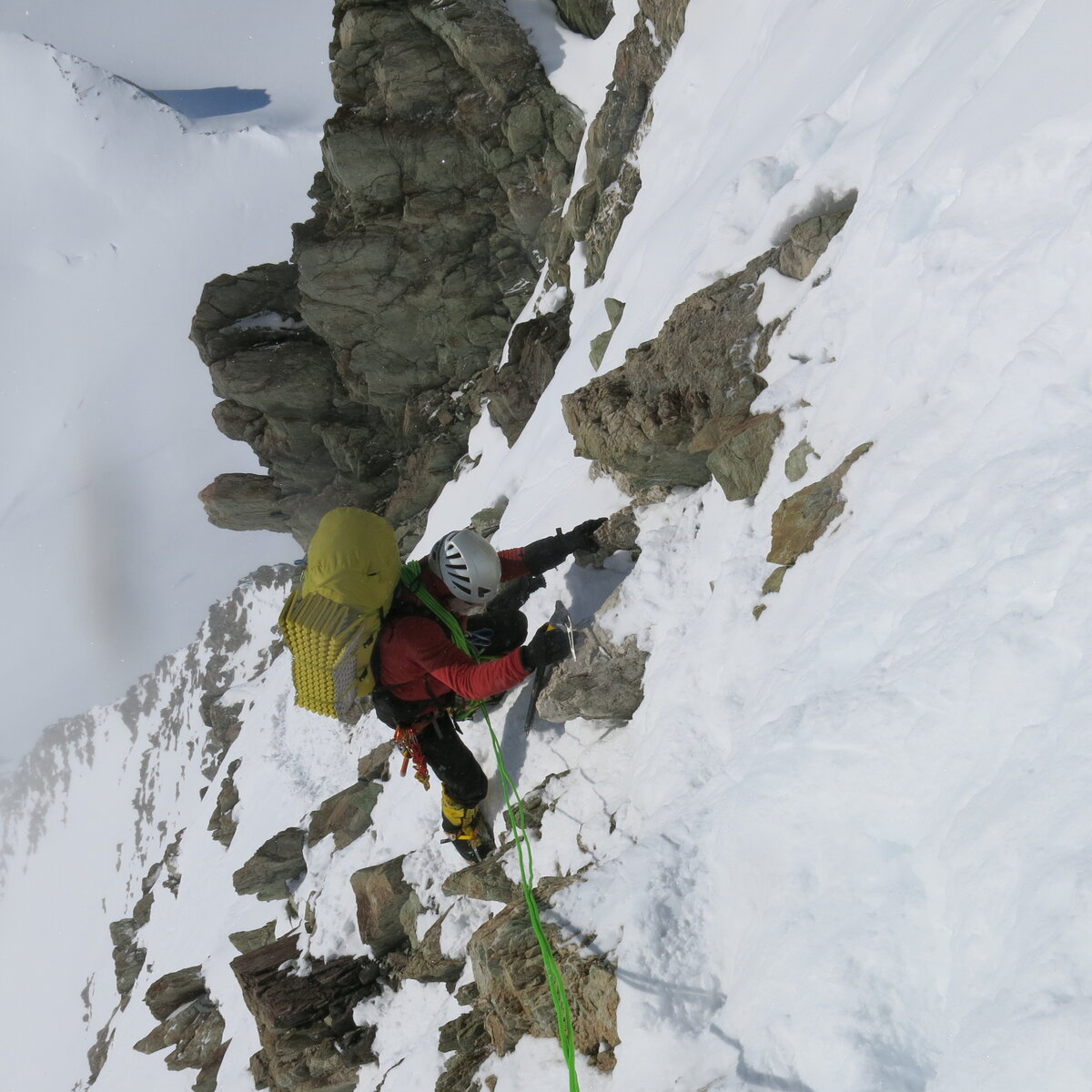 1st guided ascent of Mount Tyree, Antarctica's second highest peak