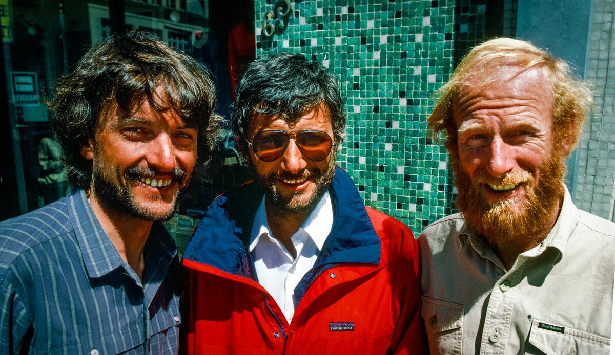 ANI founders Pat Morrow, Captain Giles Kershaw and Martyn Williams