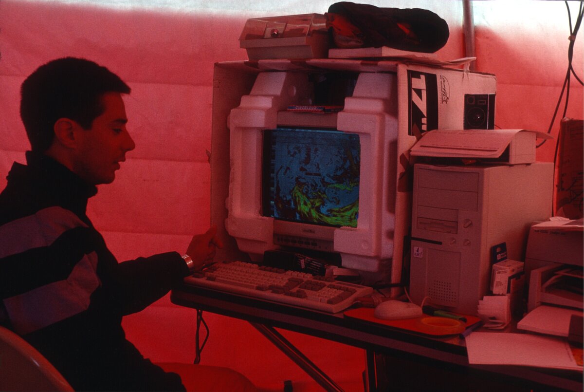 1st satellite imagery for weather forecasting, 1995